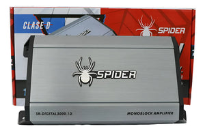 AMPLIFICADOR 1CH DIGITAL SPIDER SR-DIGITAL3000.1D
