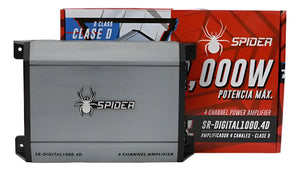 PROMOCION AMPLIFICADOR 4 CH SPIDER SR-DIGITAL 1000.4D