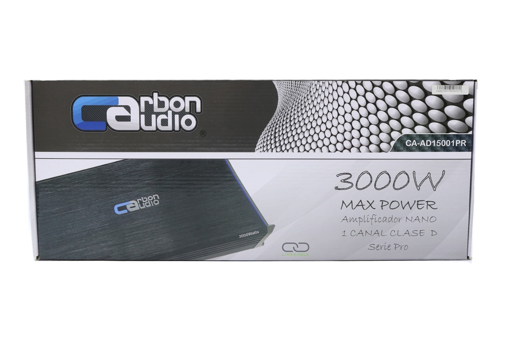 AMPLIFICADOR 1CH CARBON AUDIO CA-AD15001PR