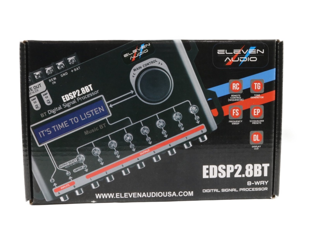 DSP 8 CANALES BT ELEVEN AUDIO EDSP2.8BT