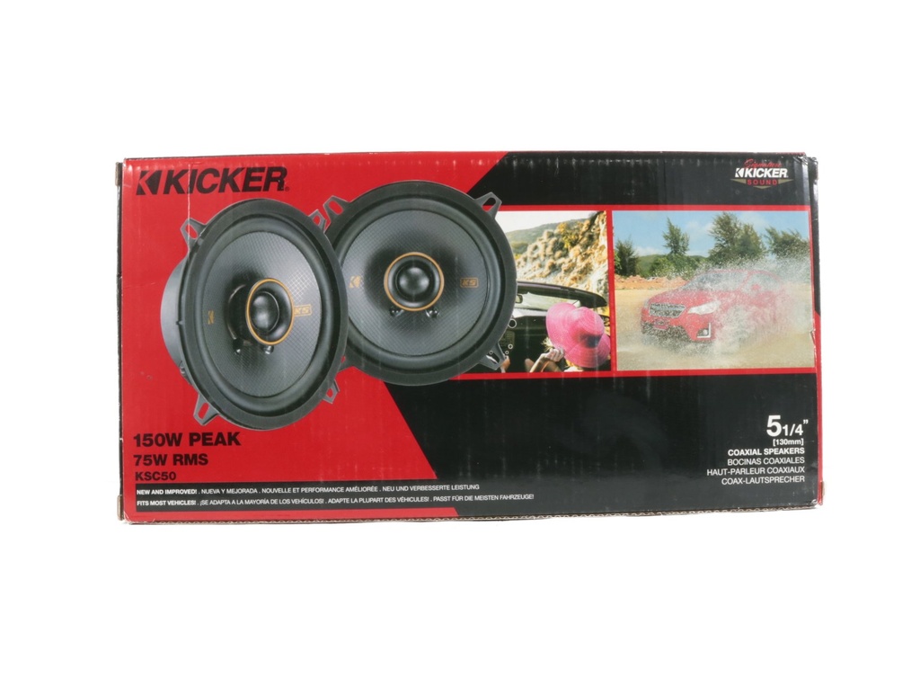 BOCINAS 5.25" KICKER KSC504