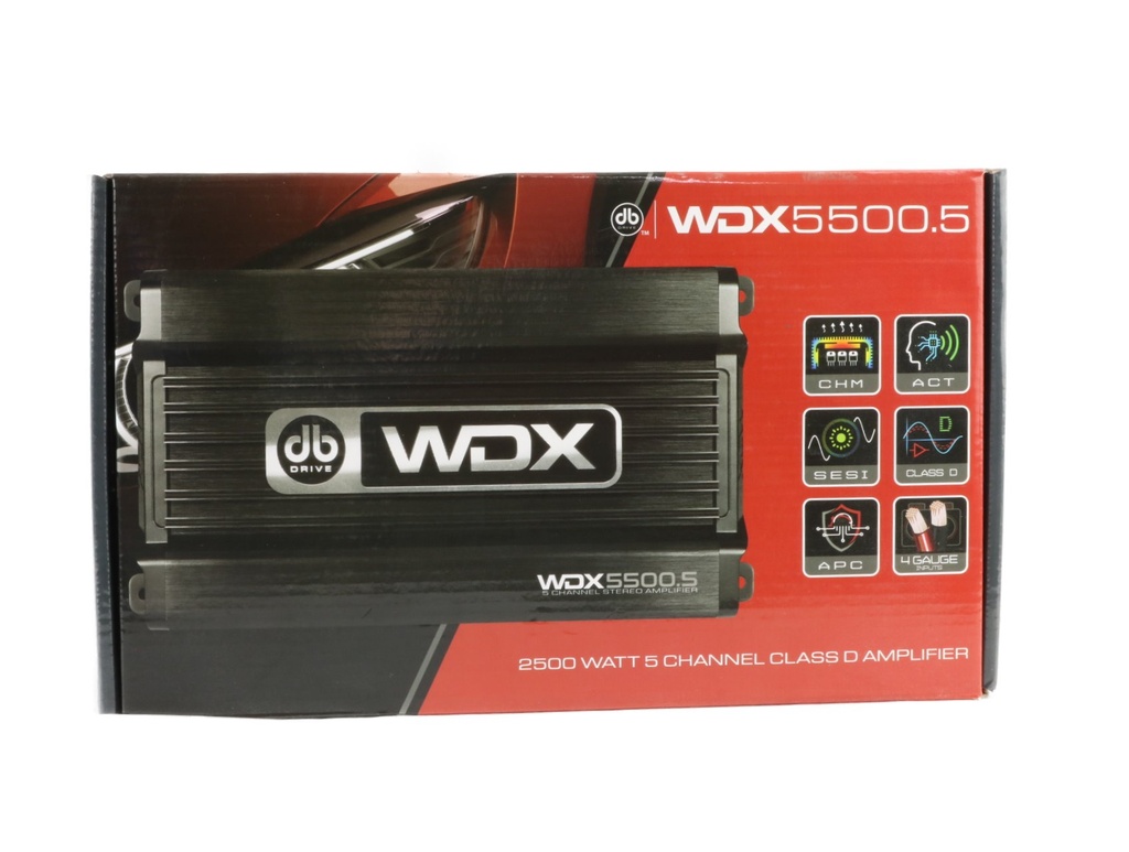 AMPLIFICADOR 5CH DB DRIVE  WDX5500.5