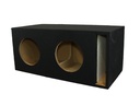 CAJON MDF DOBLE 10" PARA KICKER 2X10X80K