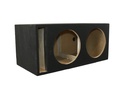 CAJON MDF DOBLE 12" PARA KICKER 2X12X80K