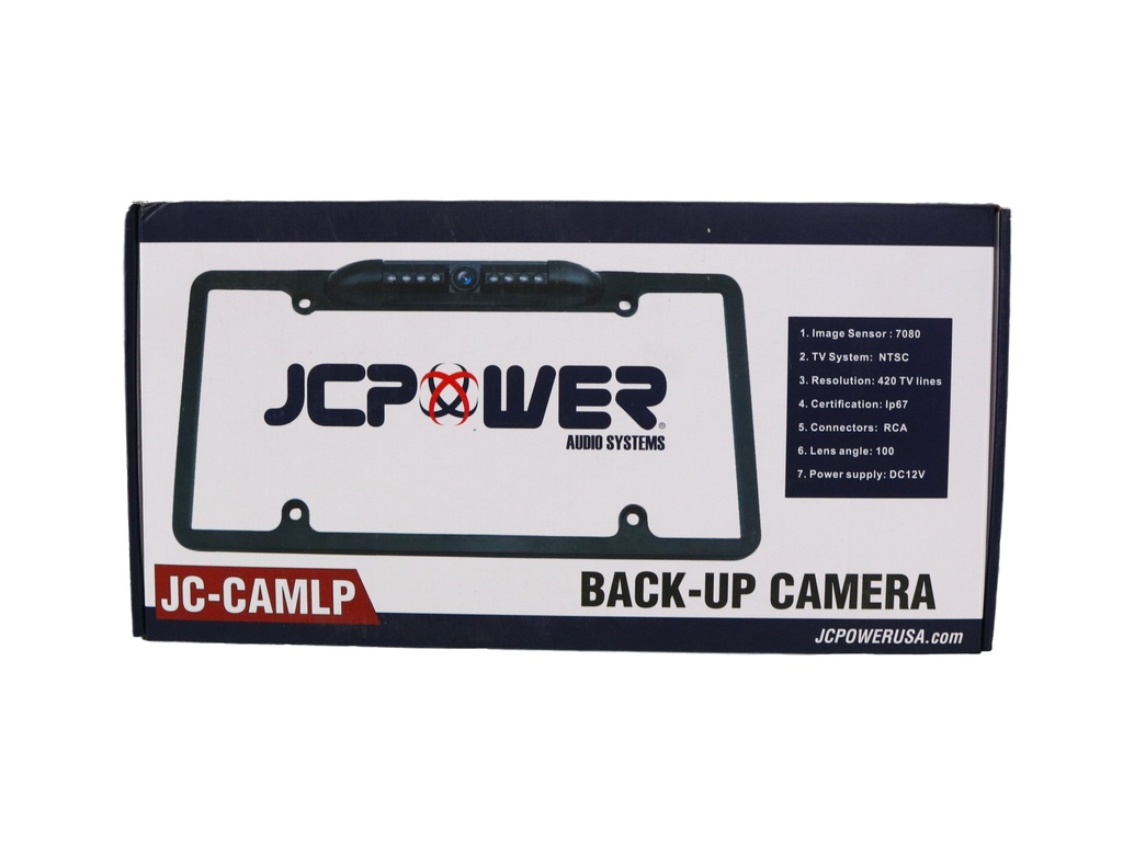 JC-CAMLP PORTA PLACA CON CAMARA JC-CAMLP