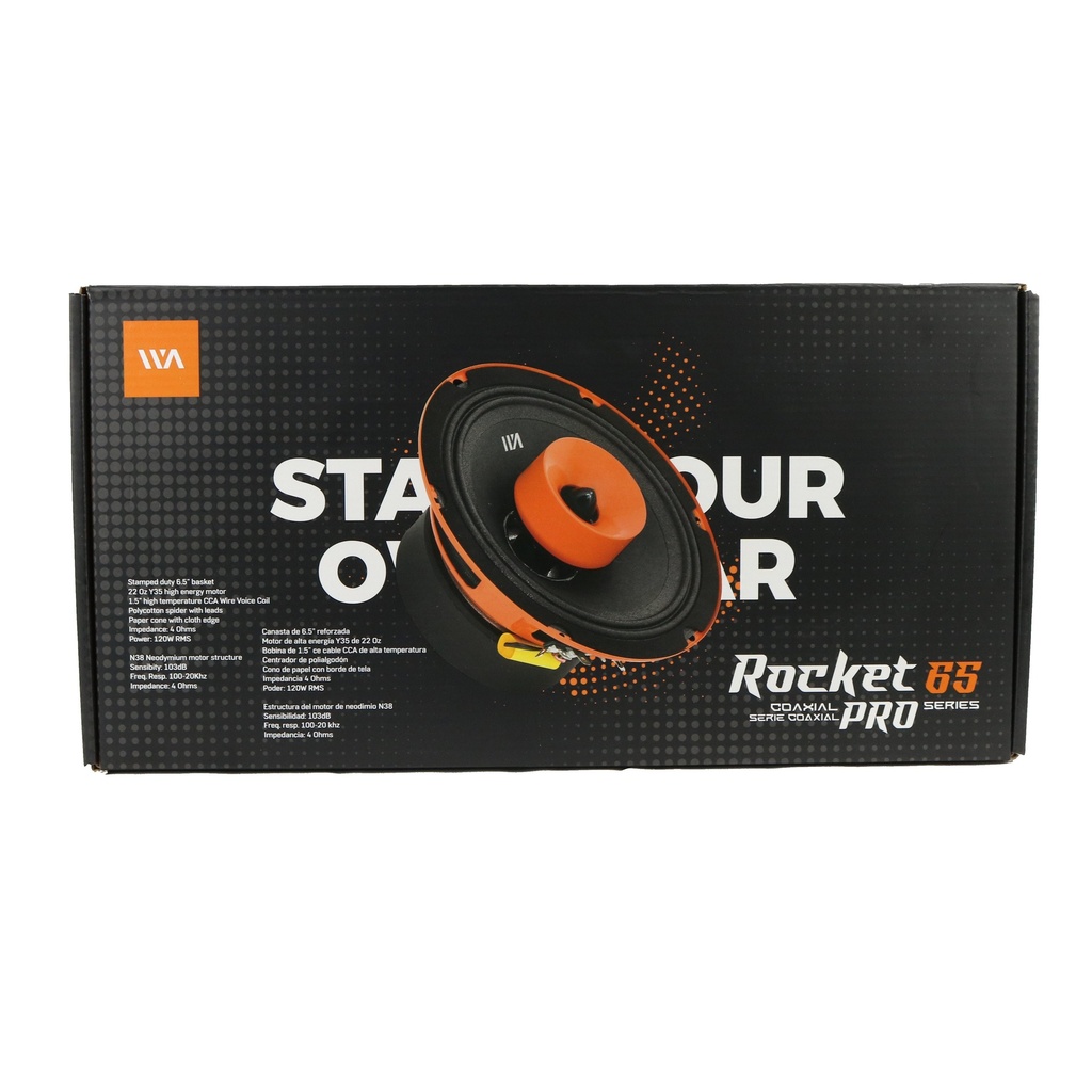 MEDIO RANGO 6.5" + DRIVER WAR AUDIO ROCKETPRO 65