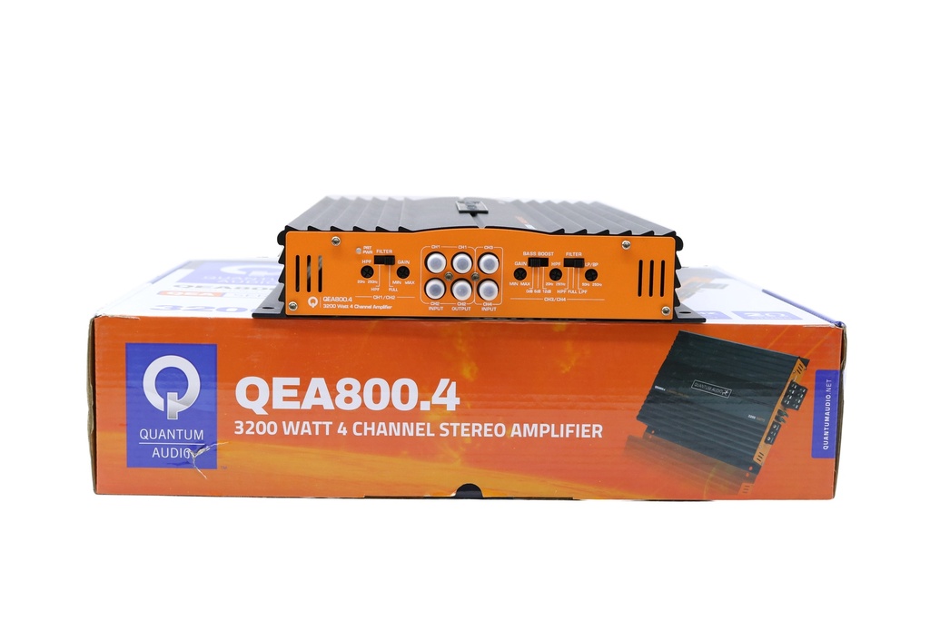 AMPLIFICADOR 4CH QUANTUM AUDIO QEA800.4