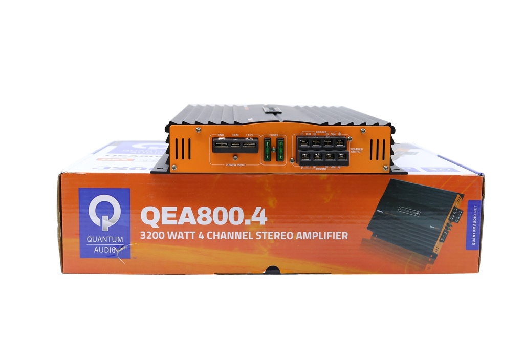 AMPLIFICADOR 4CH QUANTUM AUDIO QEA800.4
