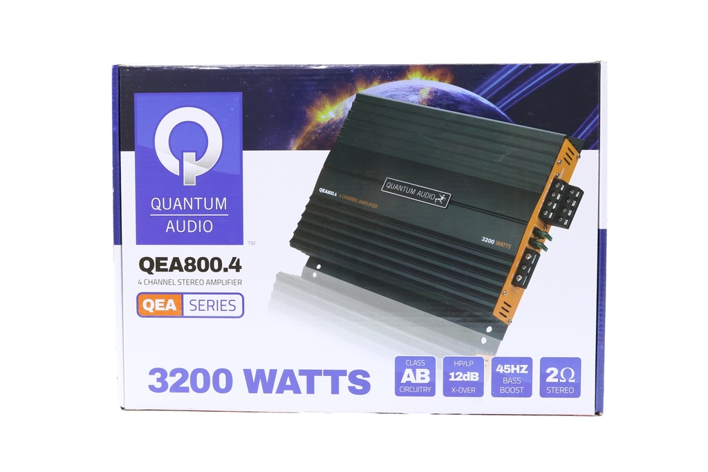 AMPLIFICADOR 4CH QUANTUM AUDIO QEA800.4