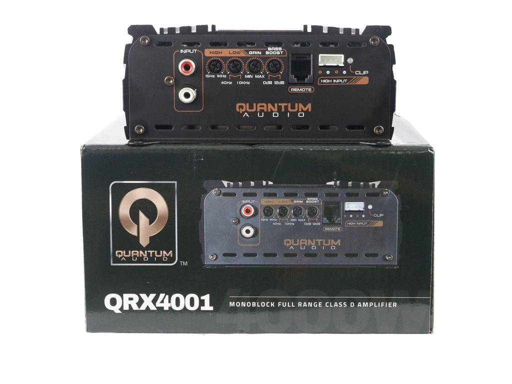 AMPLIFICADOR 4 CANALES QUANTUM QRX4001