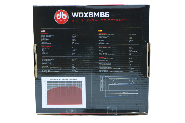 MEDIO RANGO 6.5" DB DRIVE WDX8MB6