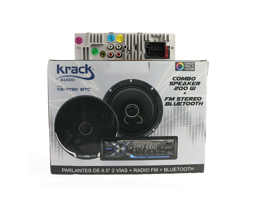 COMBO ESTEREO CON BOCINAS KRACK KS-7780 BTC
