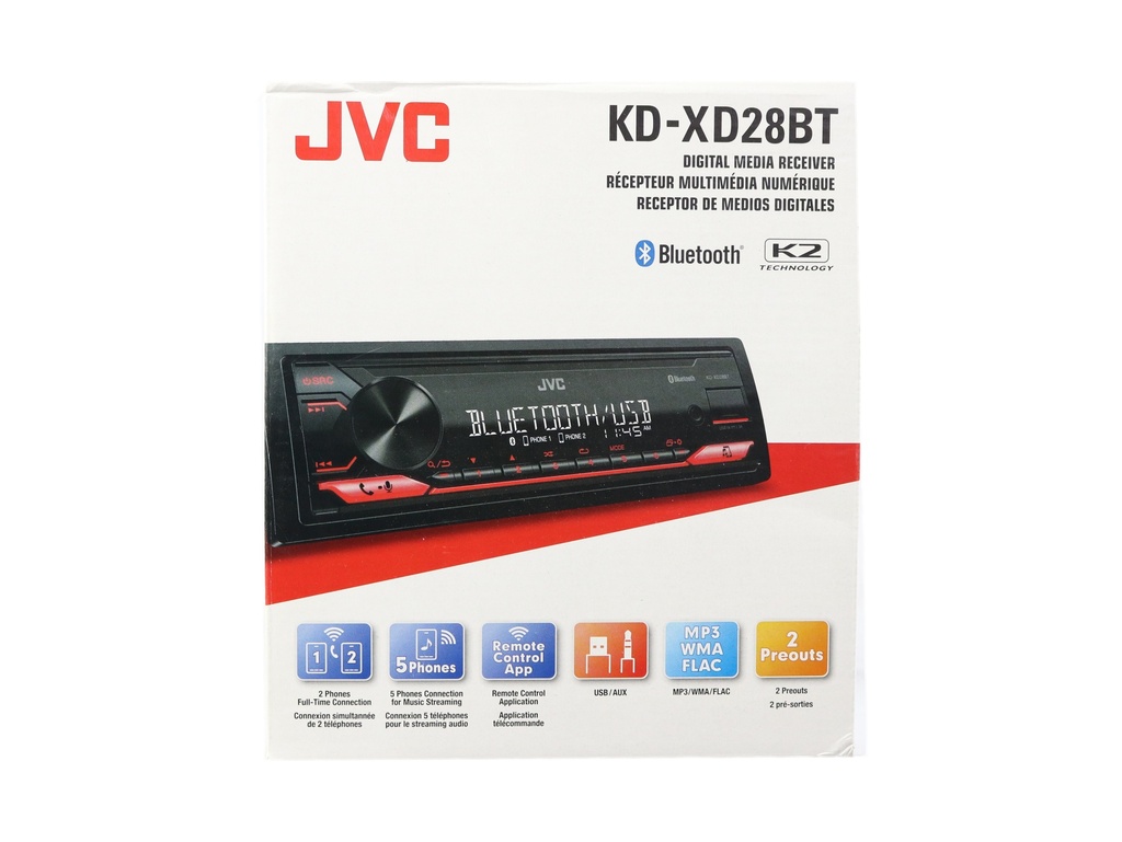 ESTEREO 1DIN JVC KD-XD28BT