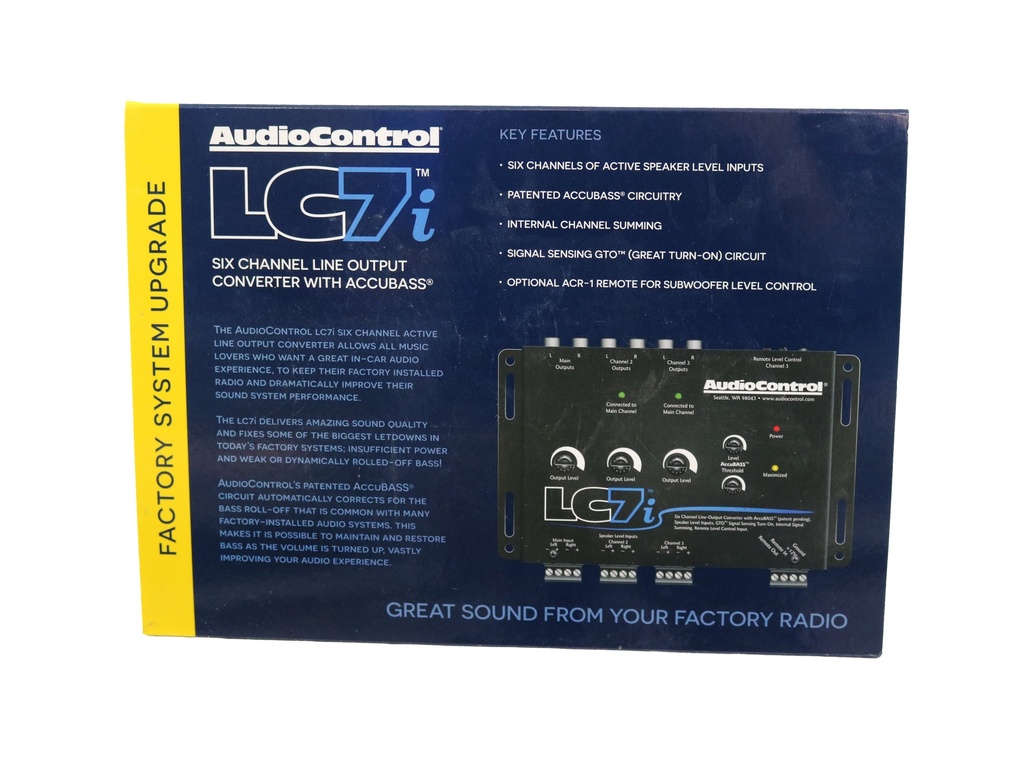 ALTA Y BAJA AUDIOCONTROL LC7I