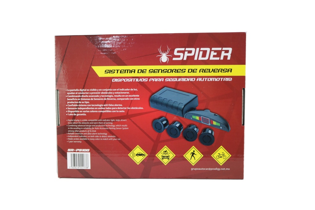 SENSOR DE REVERSA SPYDER SR-PS100