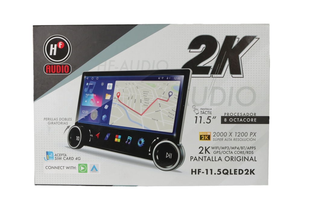 PANTALLA 11.5" HF AUDIO HF-11.5QLED2K