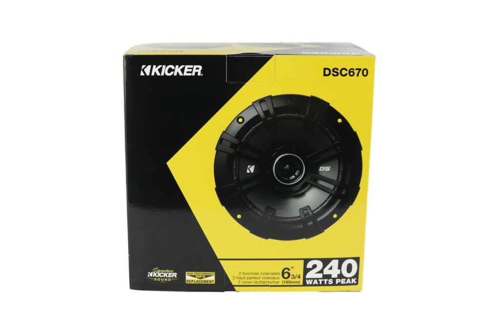 BOCINAS 6.5" KICKER DSC670