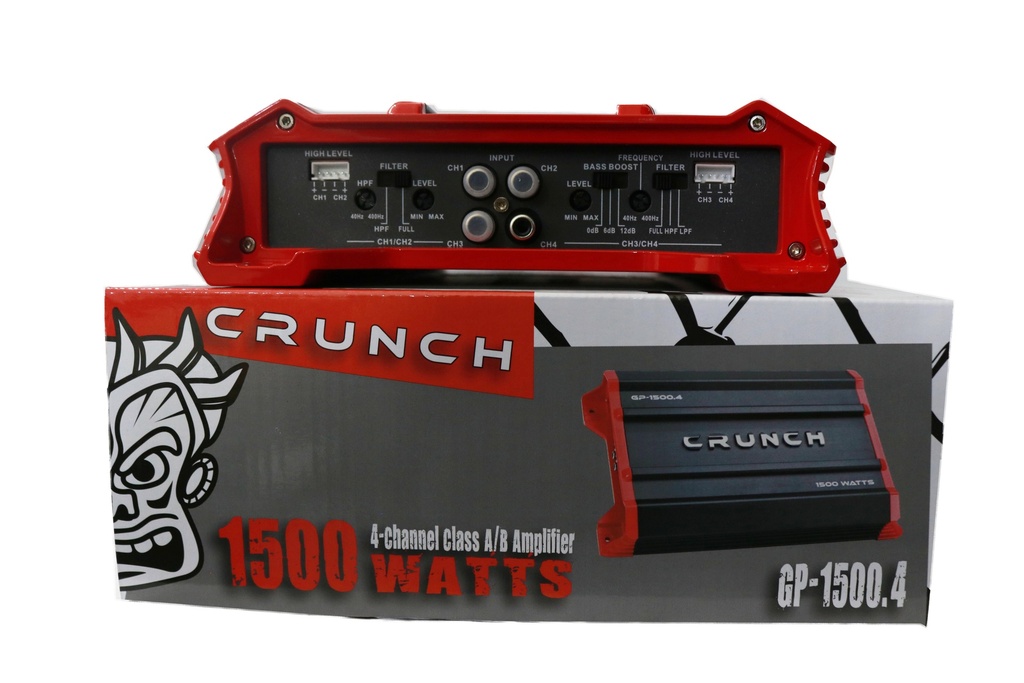 AMPLIFICADOR 4 CH CRUNCH GP-1500.4