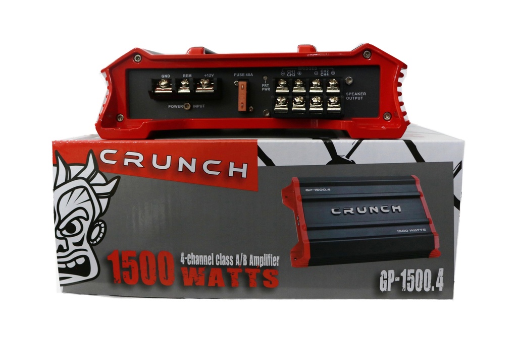 AMPLIFICADOR 4 CH CRUNCH GP-1500.4