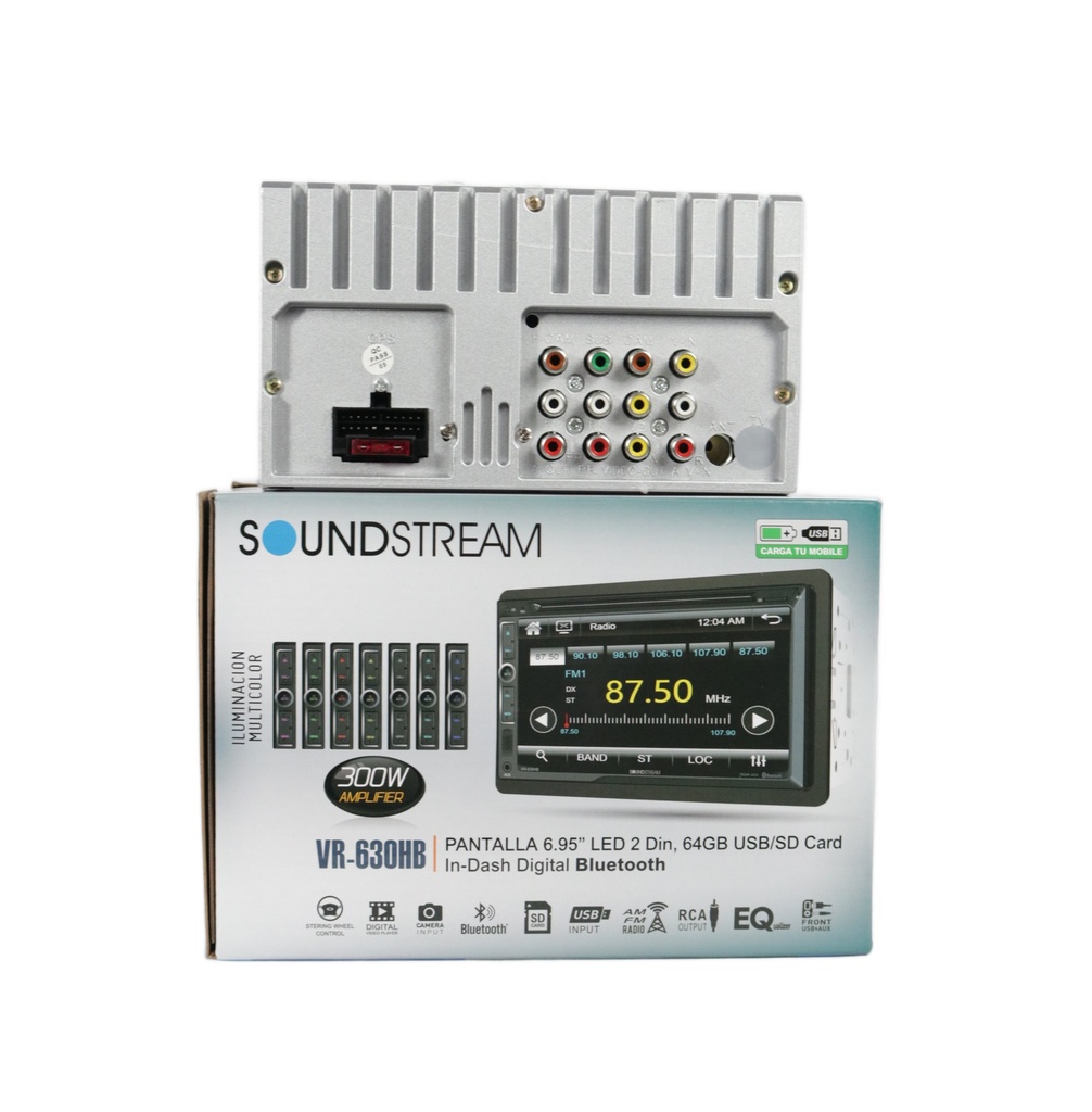 PANTALLA 2DIN SOUNDSTREAM VR-630HB