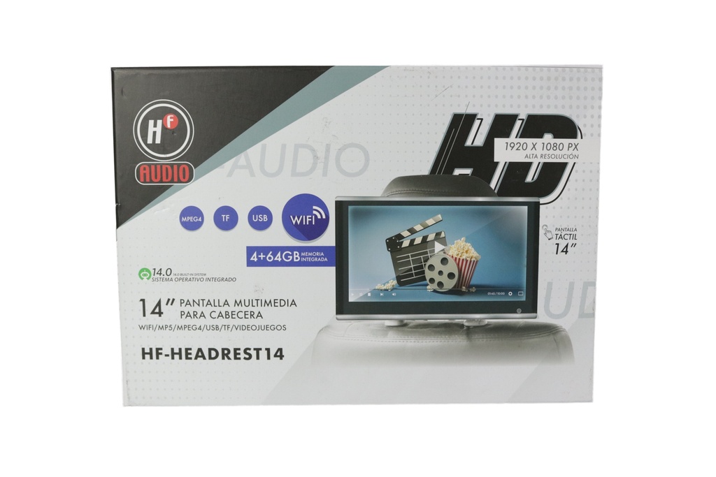PANTALLA 14" HF AUDIO HF-HEADREST14