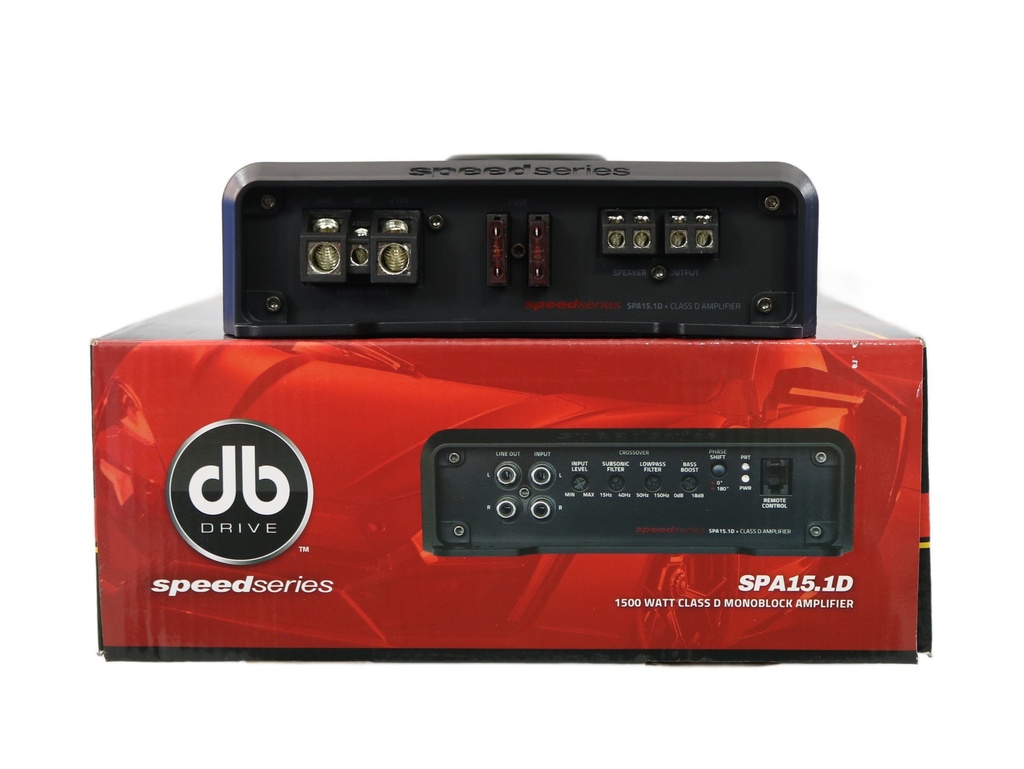 AMPLIFICADOR 1 CH DB DRIVE SPEED SERIES SPA15.1D