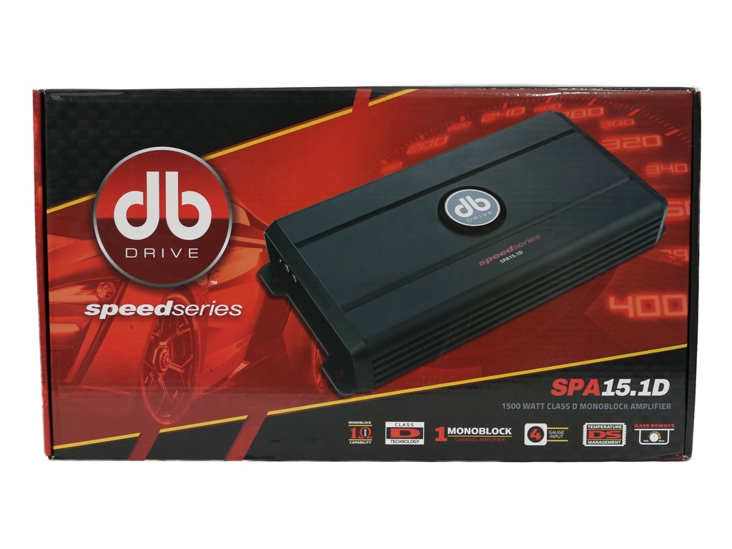 AMPLIFICADOR 1 CH DB DRIVE SPEED SERIES SPA15.1D
