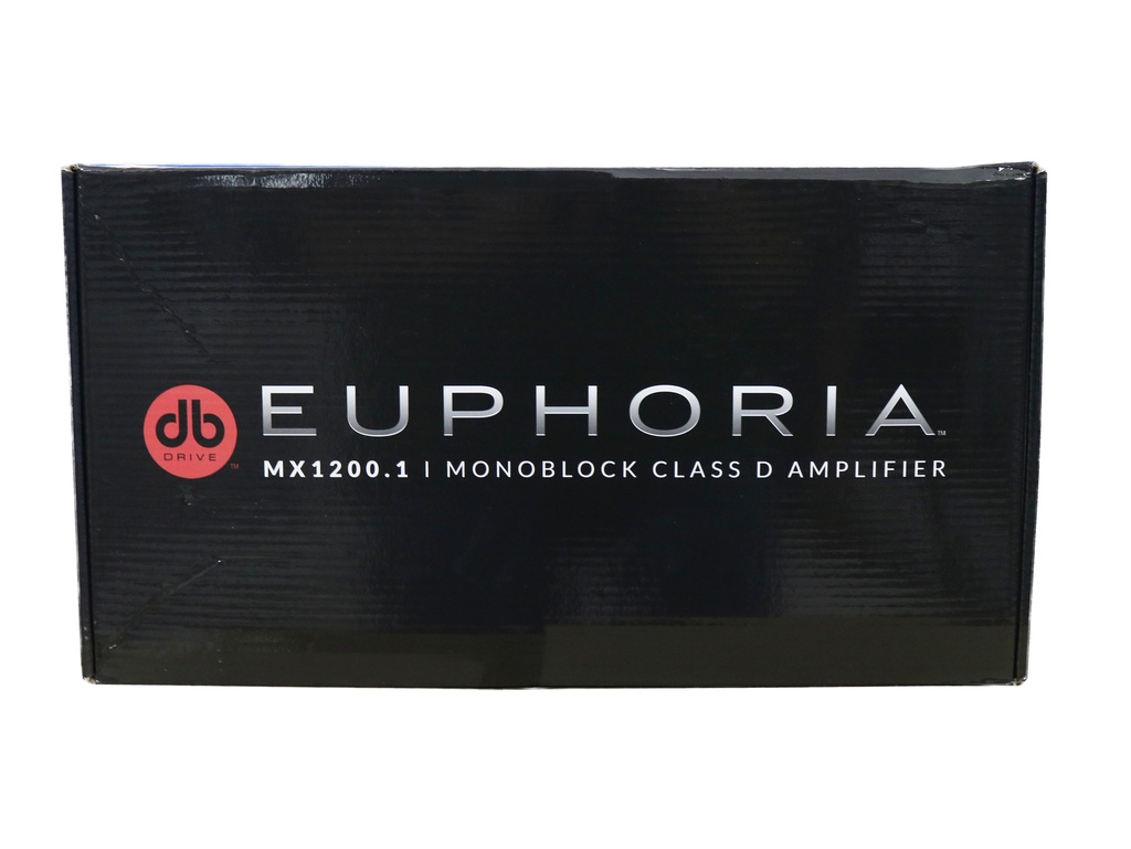 AMPLIFICADOR 1CH EUPHORIA DB DRIVE MX1200.1