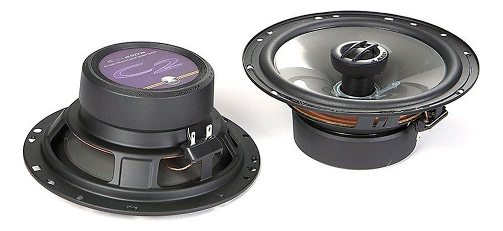 Set De Medios Premium Jl Audio C2-650 Bocinas Y Tweeters Color Negro