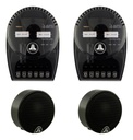 Set De Medios Premium Jl Audio C2-650 Bocinas Y Tweeters Color Negro