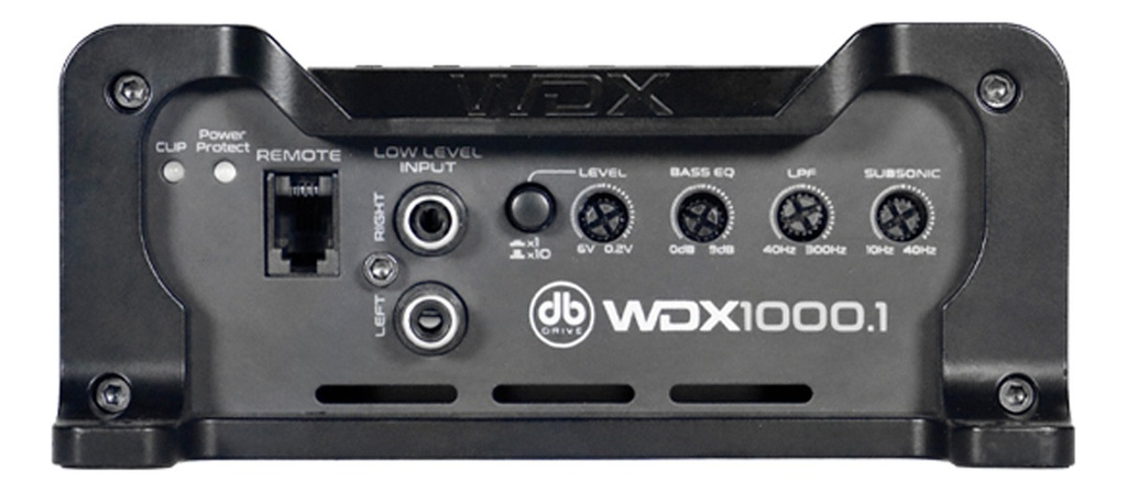Amplificador De Audio Para Automóvil Db Drive Wdx1000.1 Wdx Series Clase D Monoblock 1 Canal 1000 Watts Color Negro