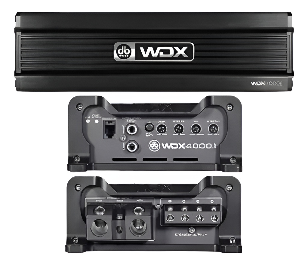  Amplificador Wdx4000.1 Clase D  4000w, Alta Eficiencia