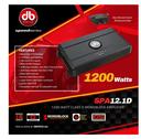 AMPLIFICADOR 1CH DB DRIVE SPEED SERIES SPA12.1D