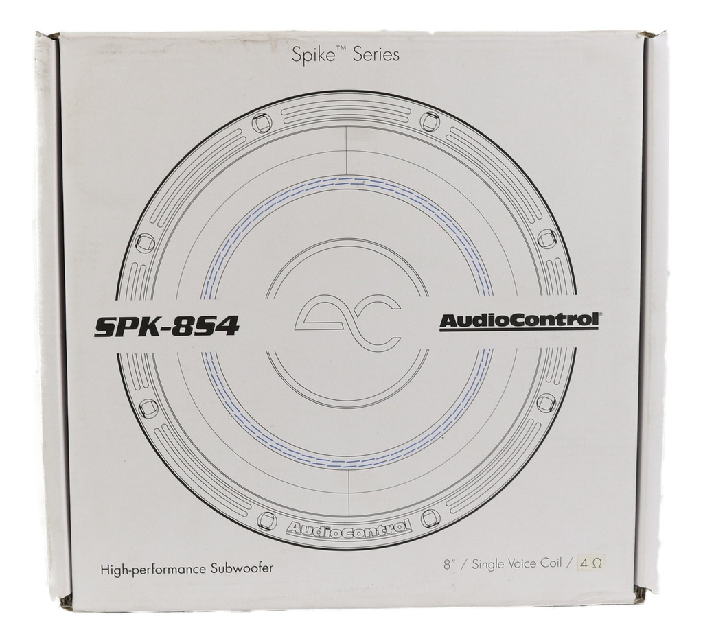 Potente Subwoofer De Control Audio Spk-8s4 500watts Max