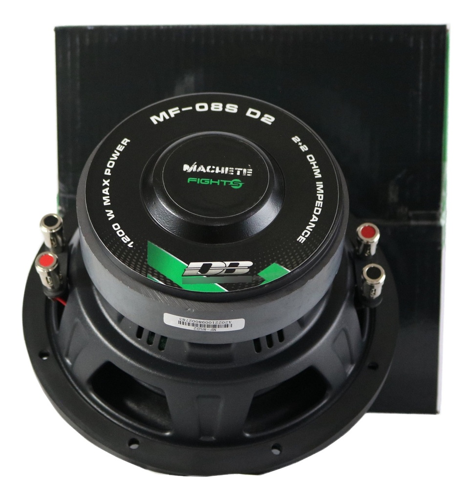 Subwoofer Machete Deaf Bonce Mf-08s 1200watts 2+2 / 4+4ohm