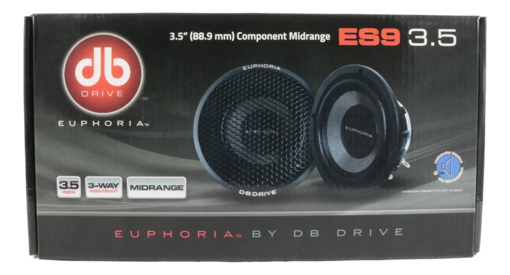Bocinas Coaxiales 3.5 PuLG Db Drive Es9 3.5 Euphoria 300w
