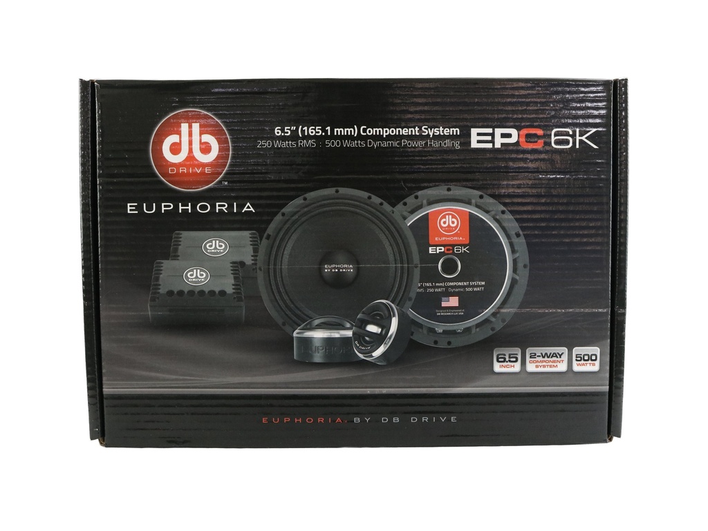 SET DE MEDIOS 6.5" DB DRIVE EUPHORIA EPC6K