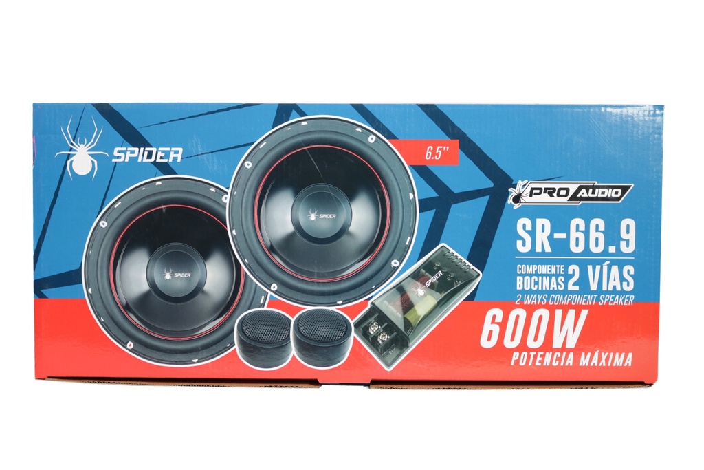 SET DE MEDIOS 6.5" SPIDER SR-66.9