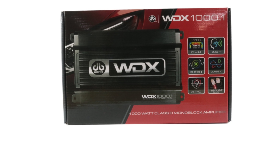 AMPLIFICADOR 1CH DB DRIVE WDX1000.1