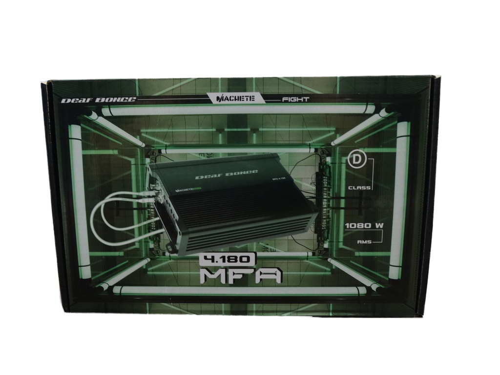 AMPLIFICADOR 4 CH DEAF BONCE MACHETE MFA-4.180