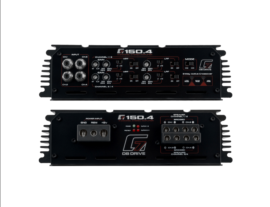 AMPLIFICADOR 4 CH DB DRIVE G7 150.4