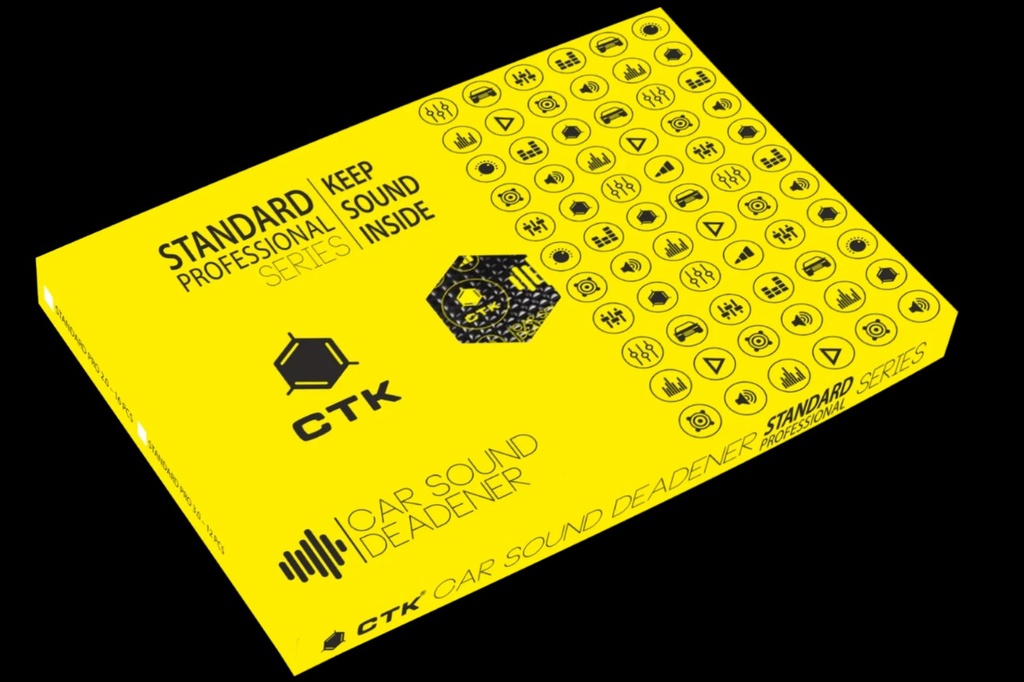 INSONORIZANTE BUTILO CON ALUMINIO CTK STANDART 2.0