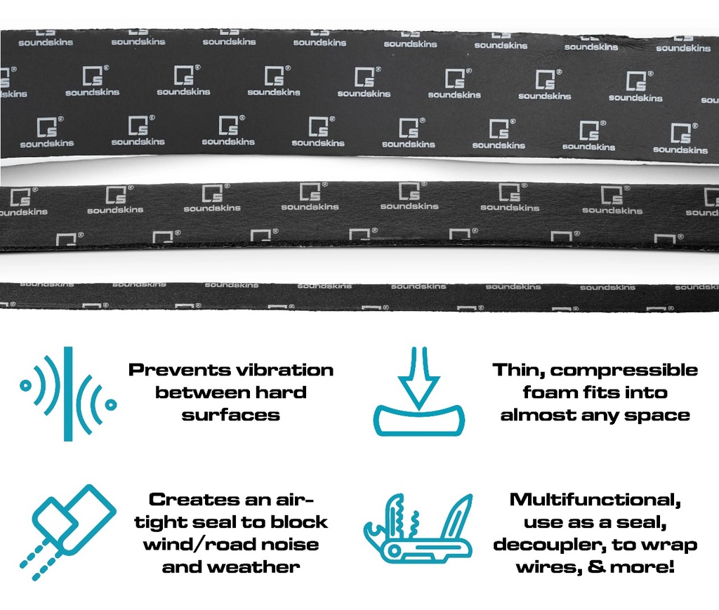 DESACOPLADOR P/AISLAR RUIDOS SOUNDSKINS SSK-TAPE