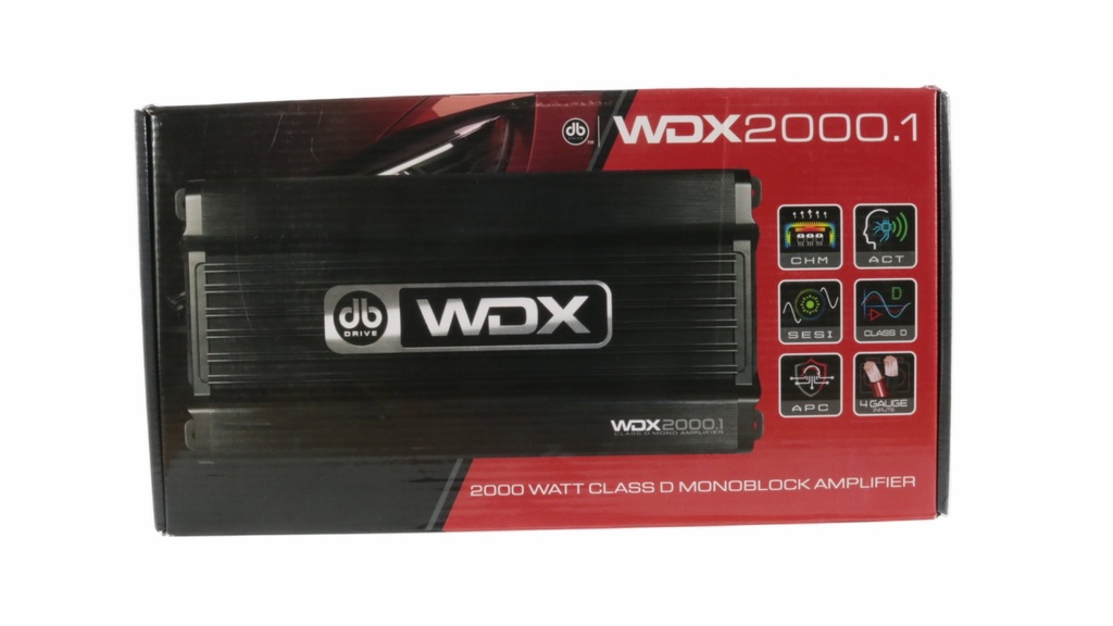 AMPLIFICADOR 1CH DB DRIVE WDX2000.1