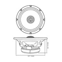 MEDIOS RANGOS CON TWEETER 6.5" DB DRIVE WDX6MOTO