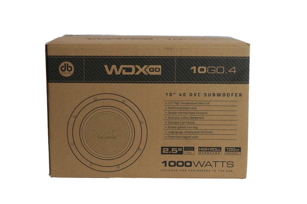 SUBWOOFER 10" DB DRIVE WDX10G0.4