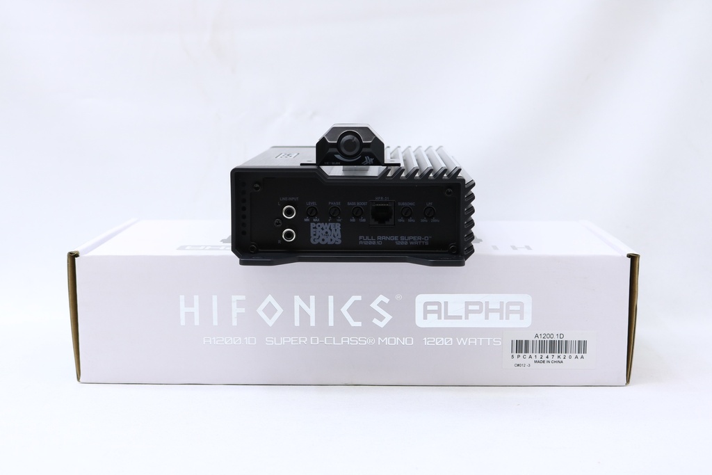 AMPLIFICADOR 1CH HIFONICS ALPHA A1200.1D 