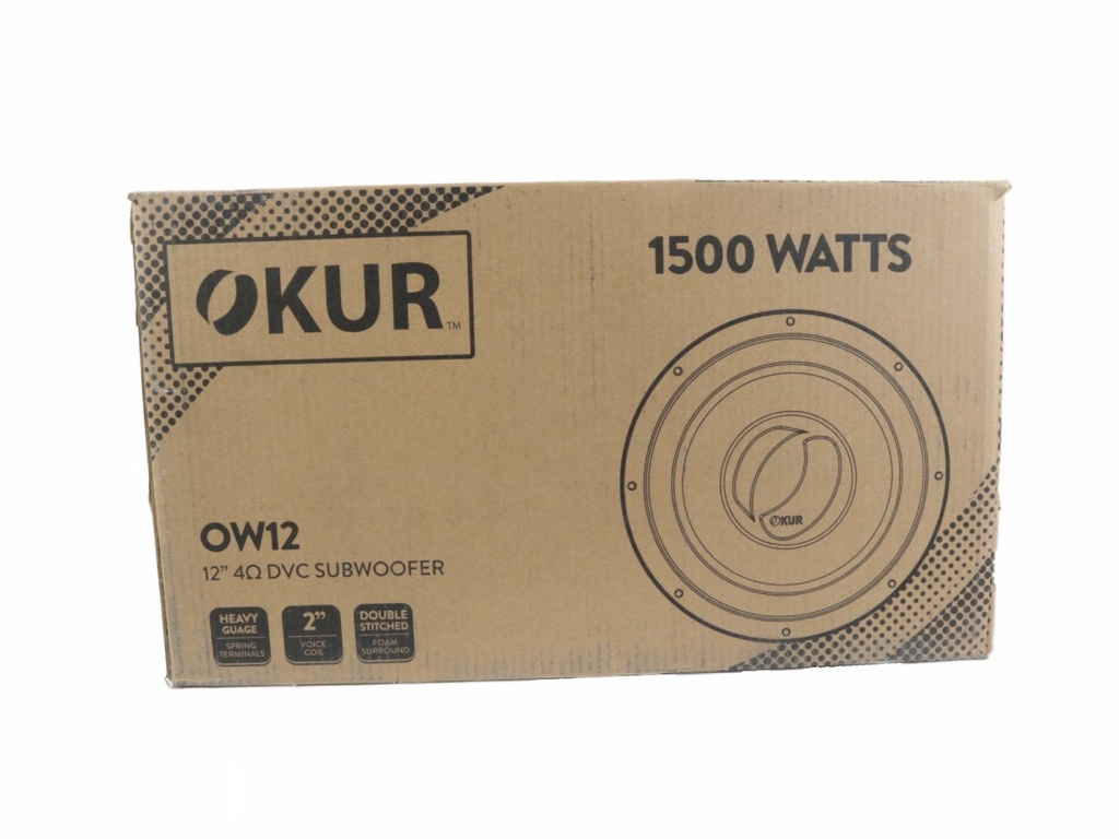 SUBWOOFER 12" OKUR OW12 