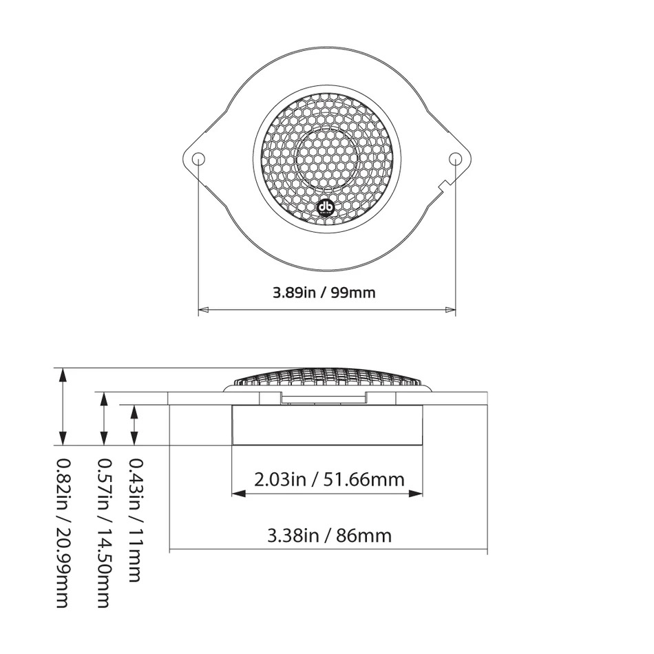 TWEETER 1.25" DB DRIVE WDX1TW-JP