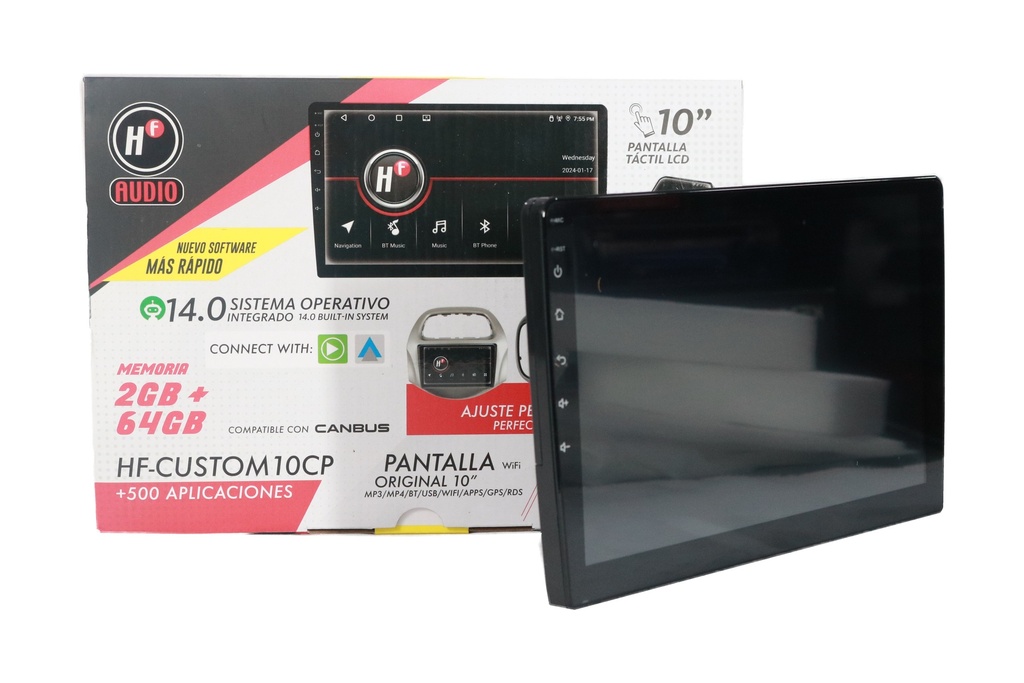 PANTALLA 10" HF AUDIO HF-CUSTOM10CP